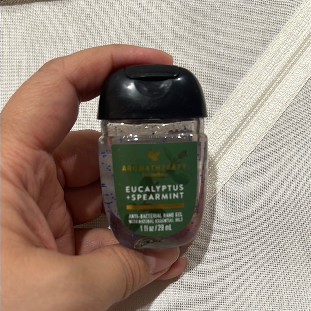 Eucalyptus and spearmint hand sanitizer